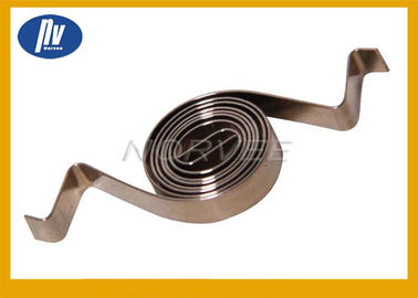 Stainless Steel 301 Industrial Torsion Spring , Spiral Power Spring For Motor