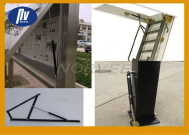 Easy installation Gas Spring Struts 100N - 900N Force With Metal Eye End Fitting